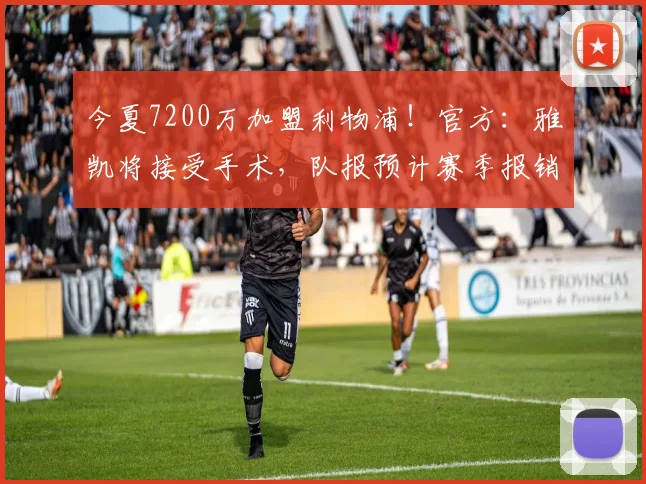 今夏7200万加盟利物浦！官方：雅凯将接受手术，队报预计赛季报销